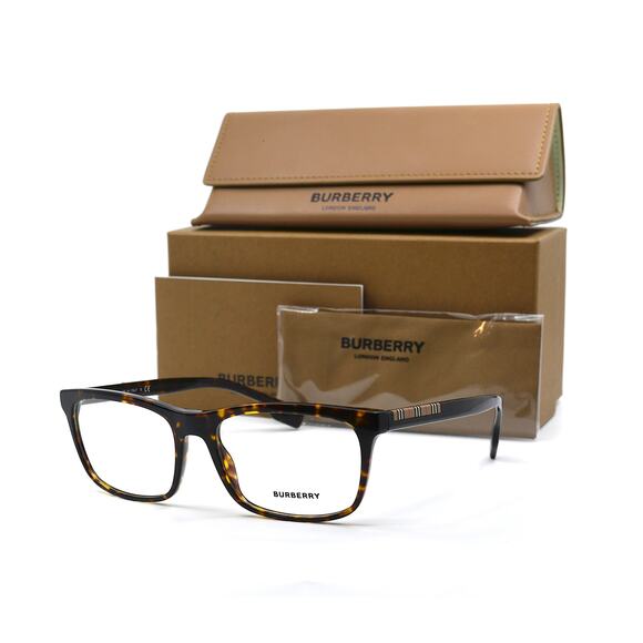 NEW BURBERRY BE2334 3002 ELM DARK HAVANA AUTHENTIC EYEGLASSES FRAME - Picture 3 of 15